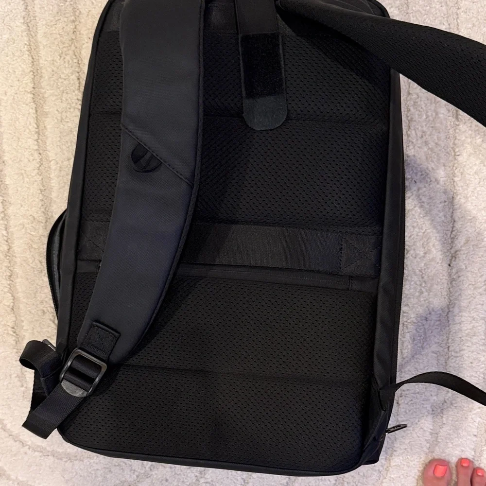 BANGE Waterproof Business Travel Backpack Black Laptop Carry-On Bag